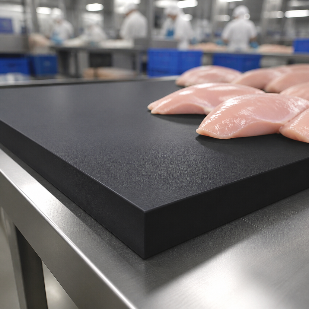 High Density Polyethylene Sheet for Food Industry Use 15mm to 60mm thick