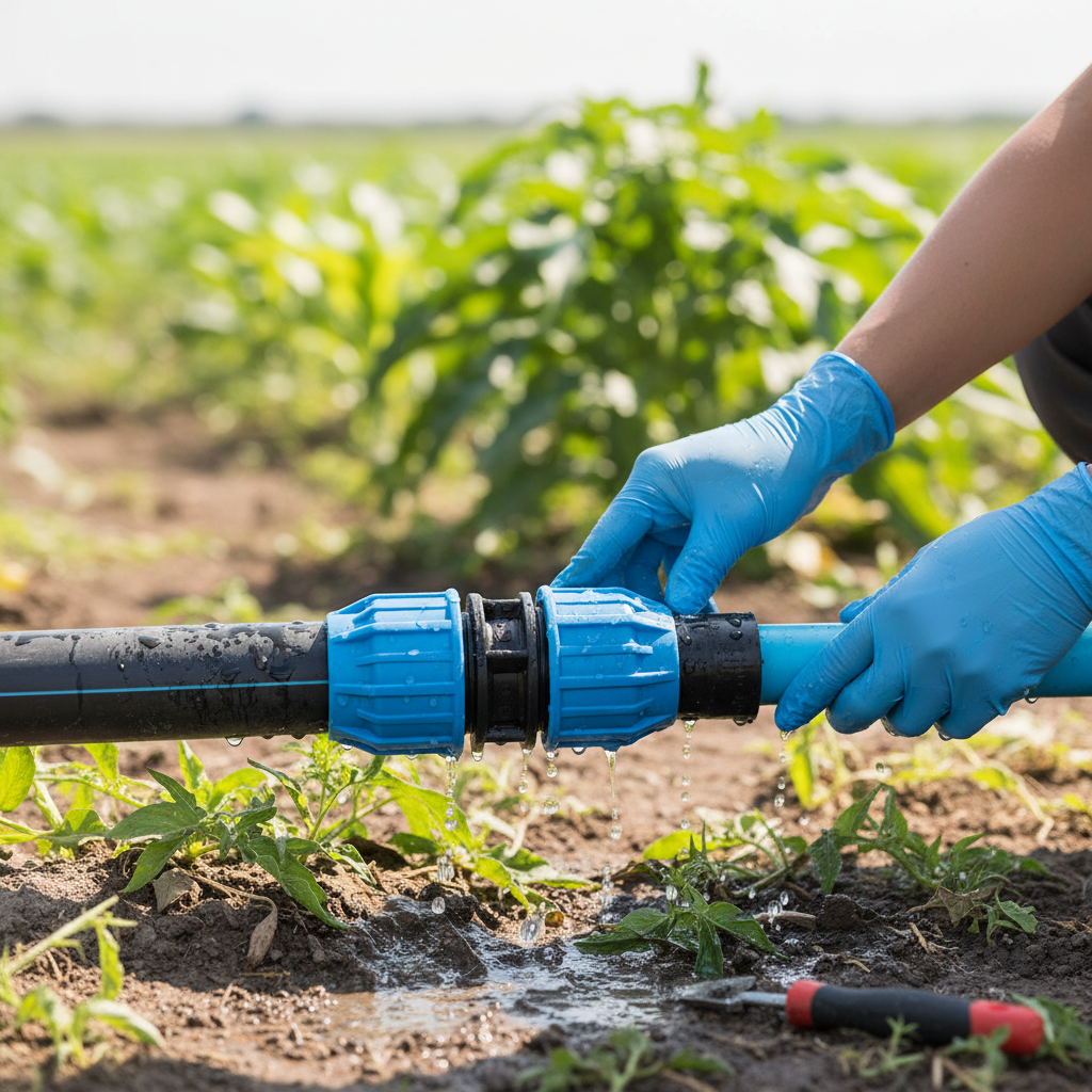 Premium Reducing Compression Coupling for Polyethylene and PPR Pipes - High-Performance Connection for Water Systems