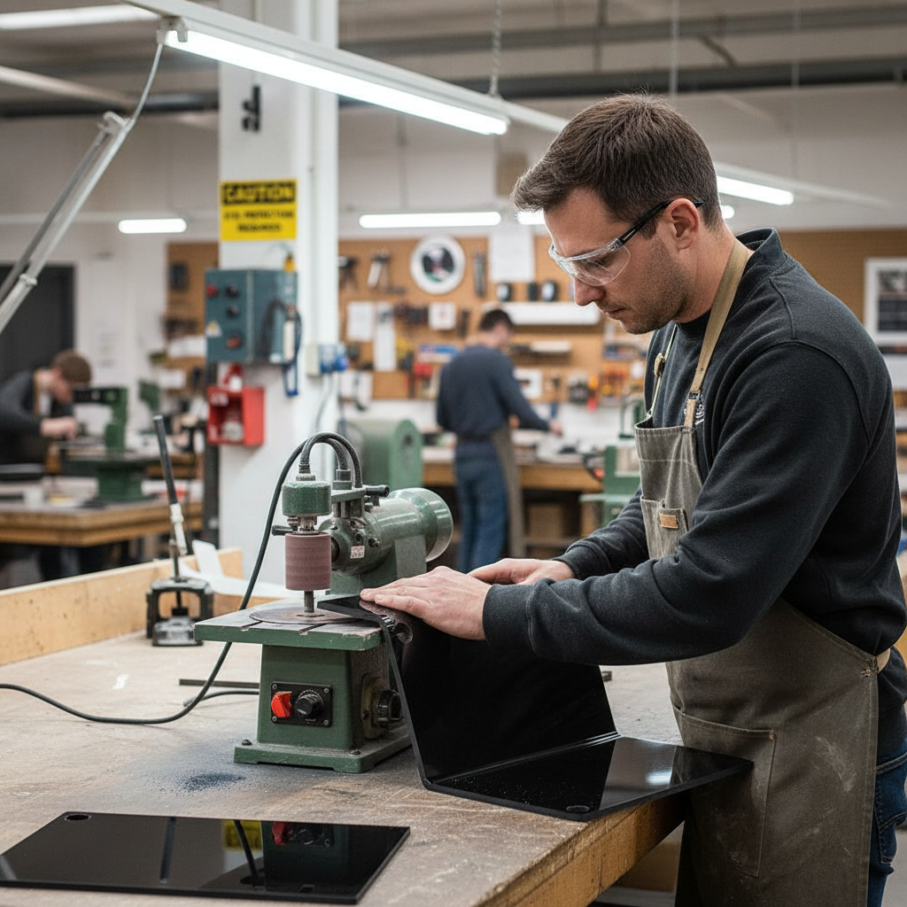 Premium Black Acrylic Sheet - High-Performance Cast Plastock Material with Excellent Durability and Surface Hardness