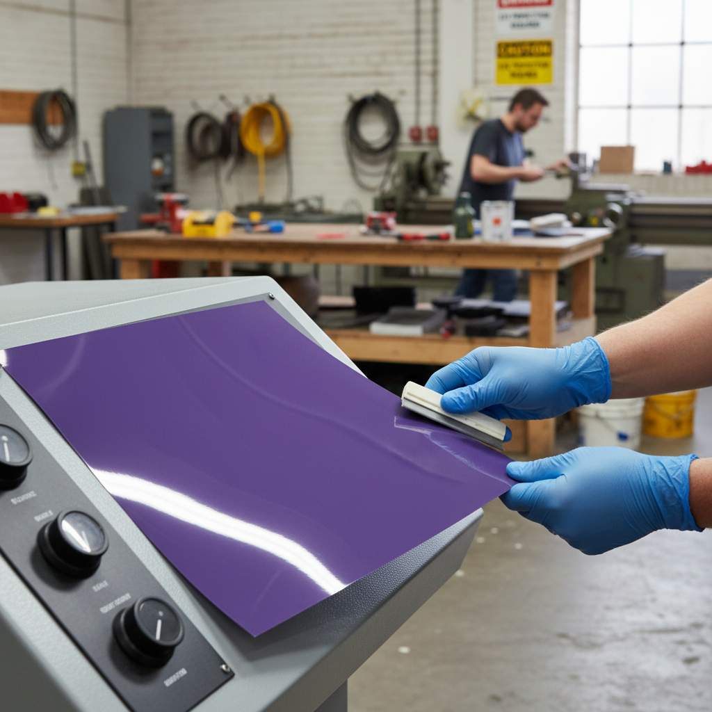 Premium High Impact Polystyrene (HIPS) Gloss/Matt Purple Sheet - Thermoformable with Excellent Impact Resistance and FDA Compliance