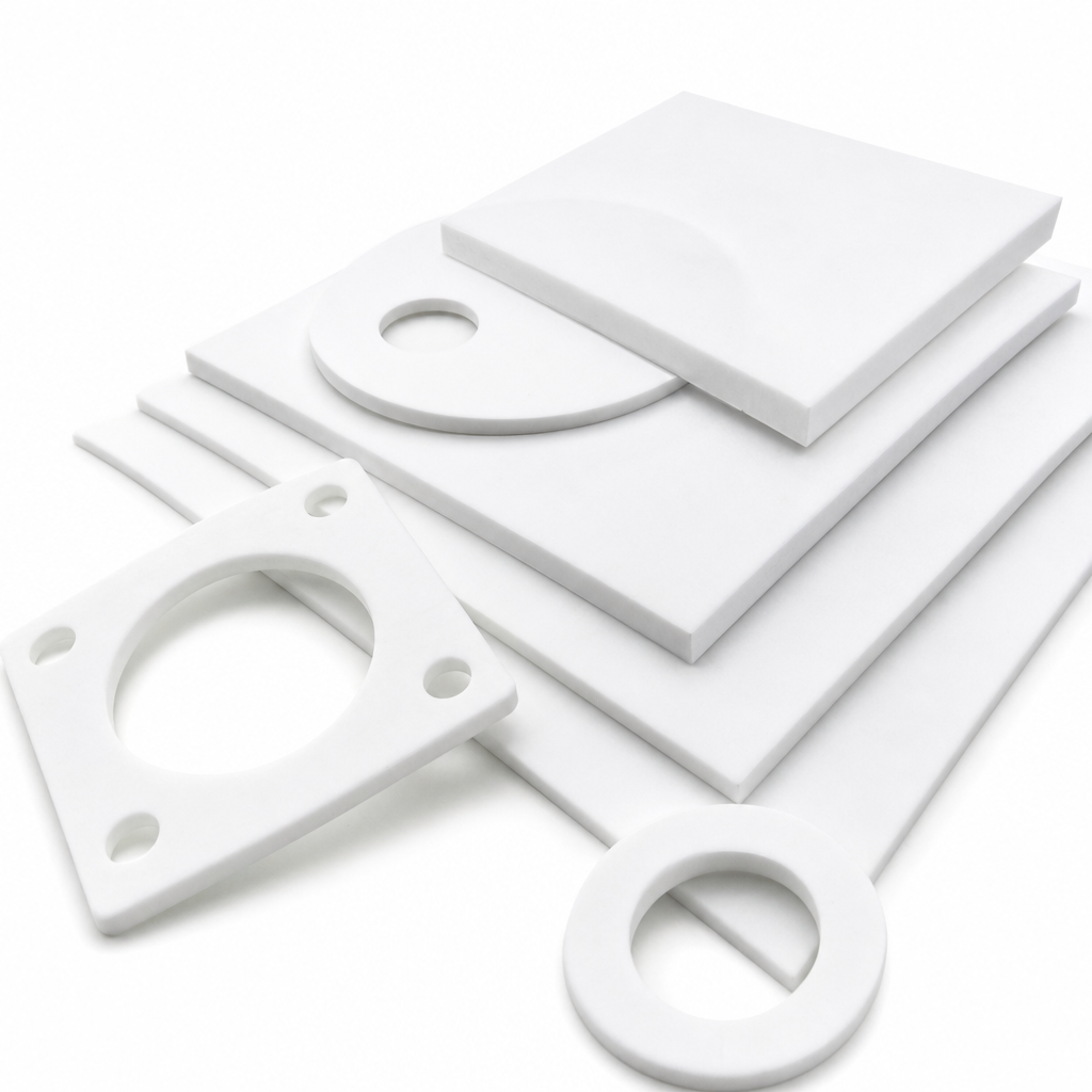 PTFE White Sheet 0.25mm to 1mm thick for Gaskets & seals