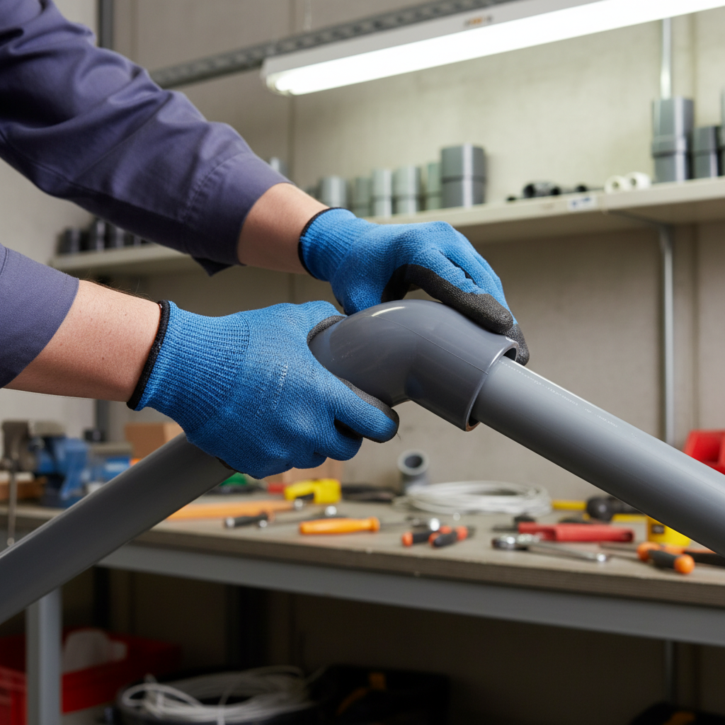 Premium PVCu Elbow 45° Plain Metric Fitting - Lightweight, Durable, and Chemical Resistant