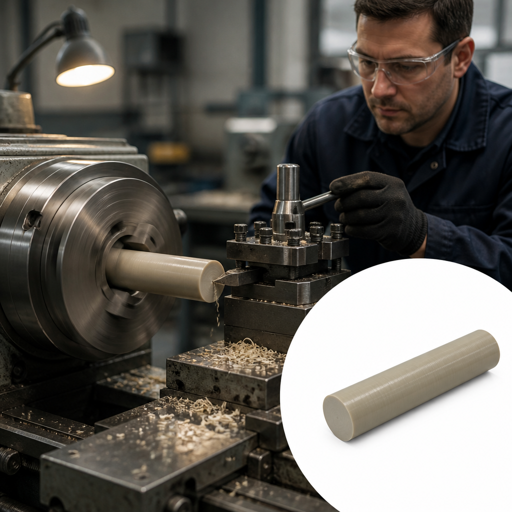 Polyetheretherketone PEEK Rod for Aerospace & Medical Applications 5mm to 100mm diameter
