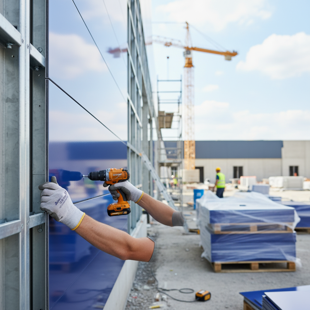 Premium Aluminium Composite Panel Sheet 5002 Blue - Durable, UV Resistant, CNC Routable for Signage and Displays