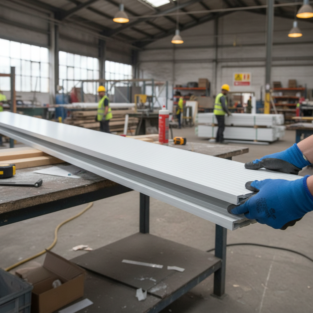 Premium Plastic PVC H Joining Section - 75m Pack of 25 x 3m Profiles for Covering and Joining Boards