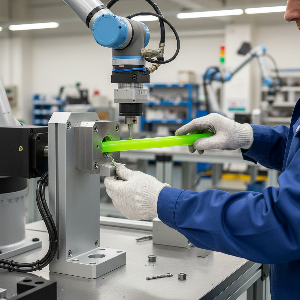 Premium Extruded Fluorescent Acrylic Green Rod for Displays and Lighting Applications