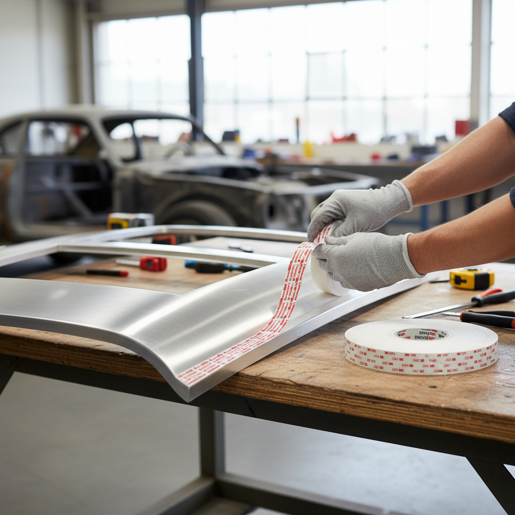 Premium Double-Coated Acrylic Foam Tape - High-Performance White Adhesive for Signage Applications