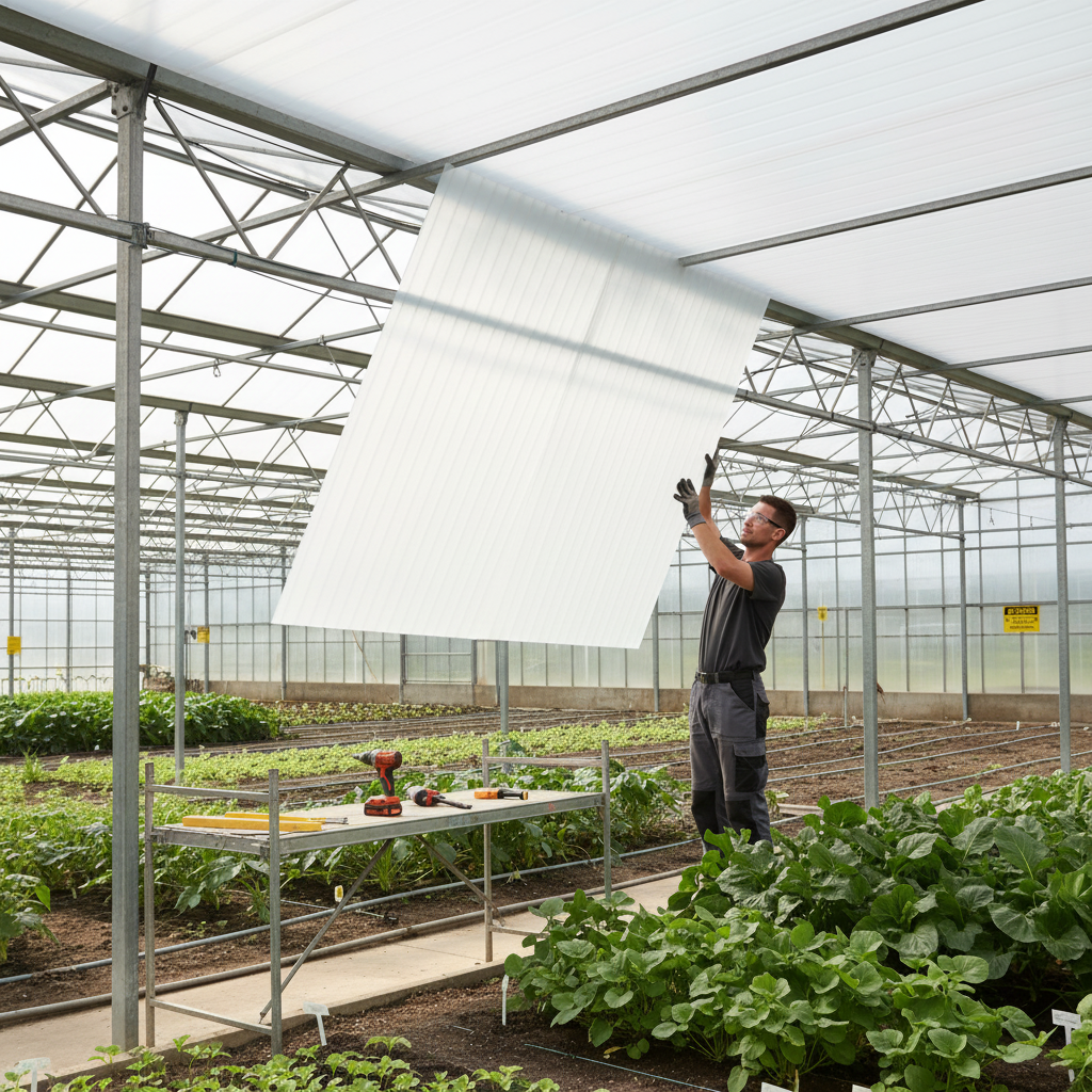Premium Triplewall Polycarbonate Sheet - Opal, Impact Resistant, UV Stable, Ideal for Roofing and Glazing Applications