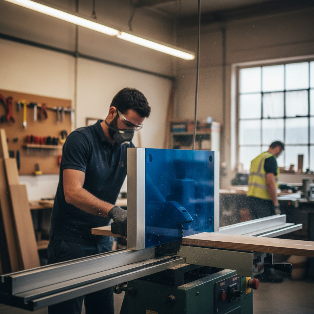 Premium Blue Acrylic Sheet - High-Performance Cast Plastock Material with Excellent Surface Hardness and Durability for Signage and Display