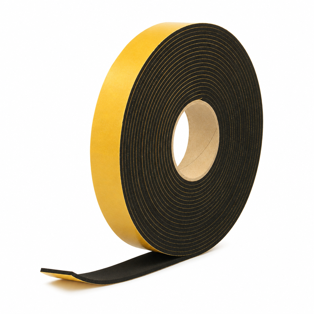 4mm Thick – Self-Adhesive Sponge Rubber Strip