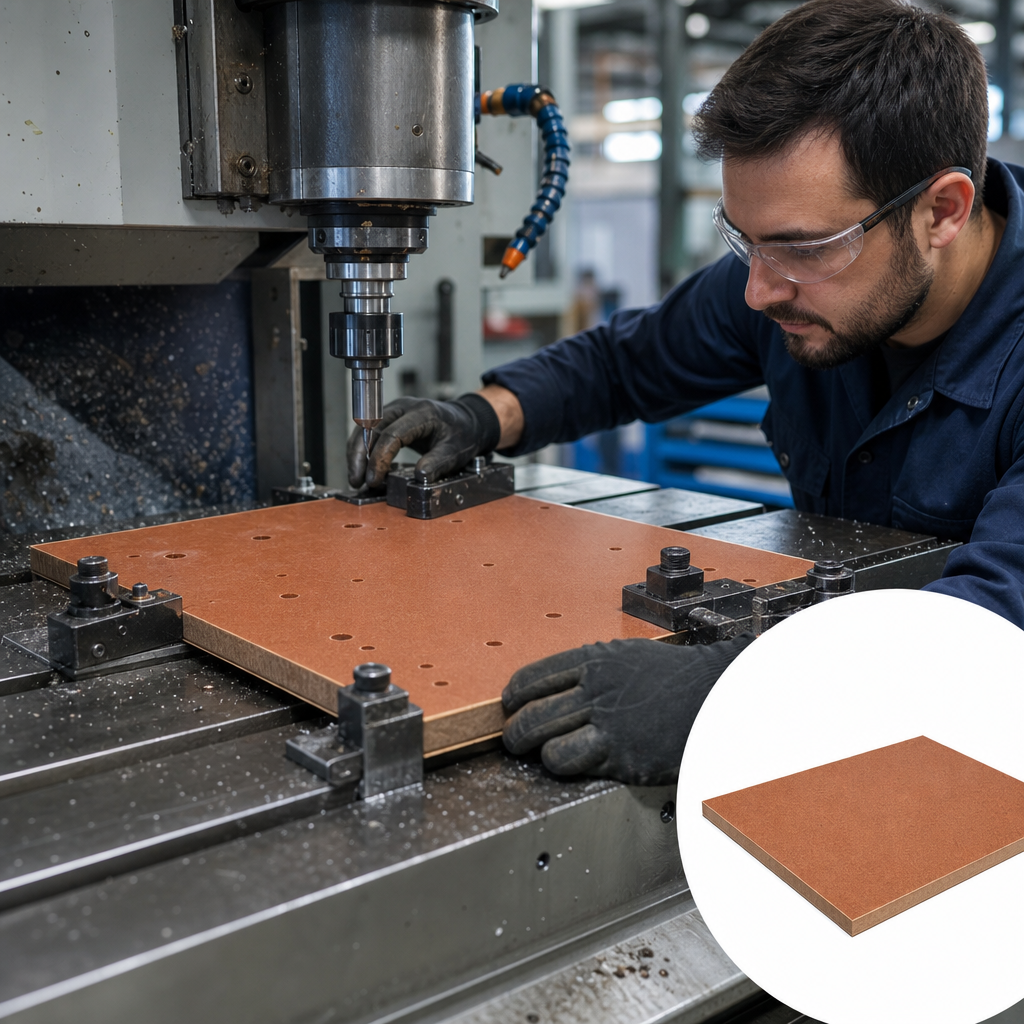 Phenolic Cotton Brown Sheet 1mm to 5mm thick for Wear pads & insulation