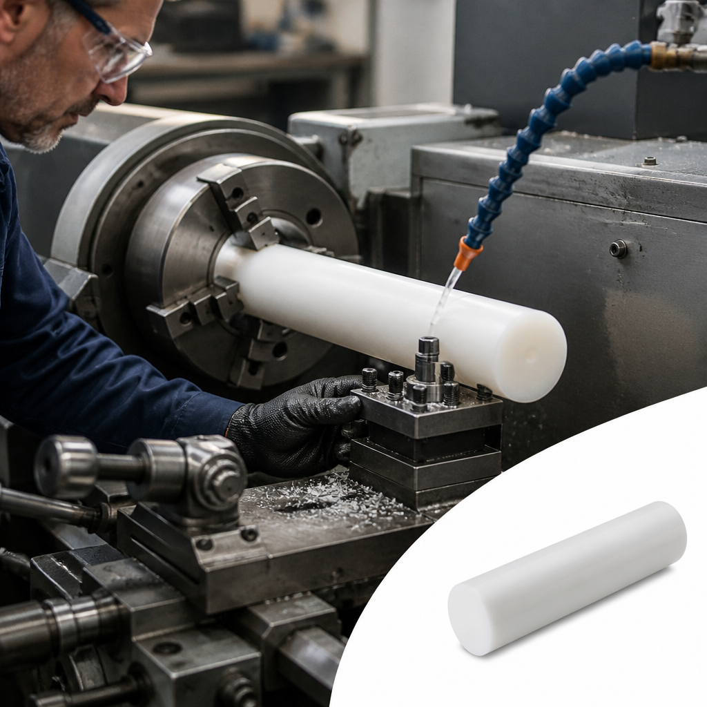 Delrin Polyoxymethylene Rod for High-Performance Applications 10mm to 110mm diameter