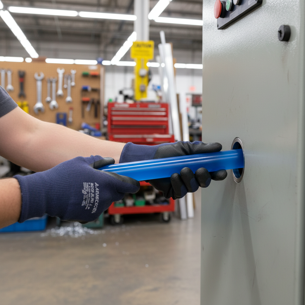 Premium High-Performance Fluorescent Acrylic Rod in Blue - Ideal for Displays and Lighting Applications