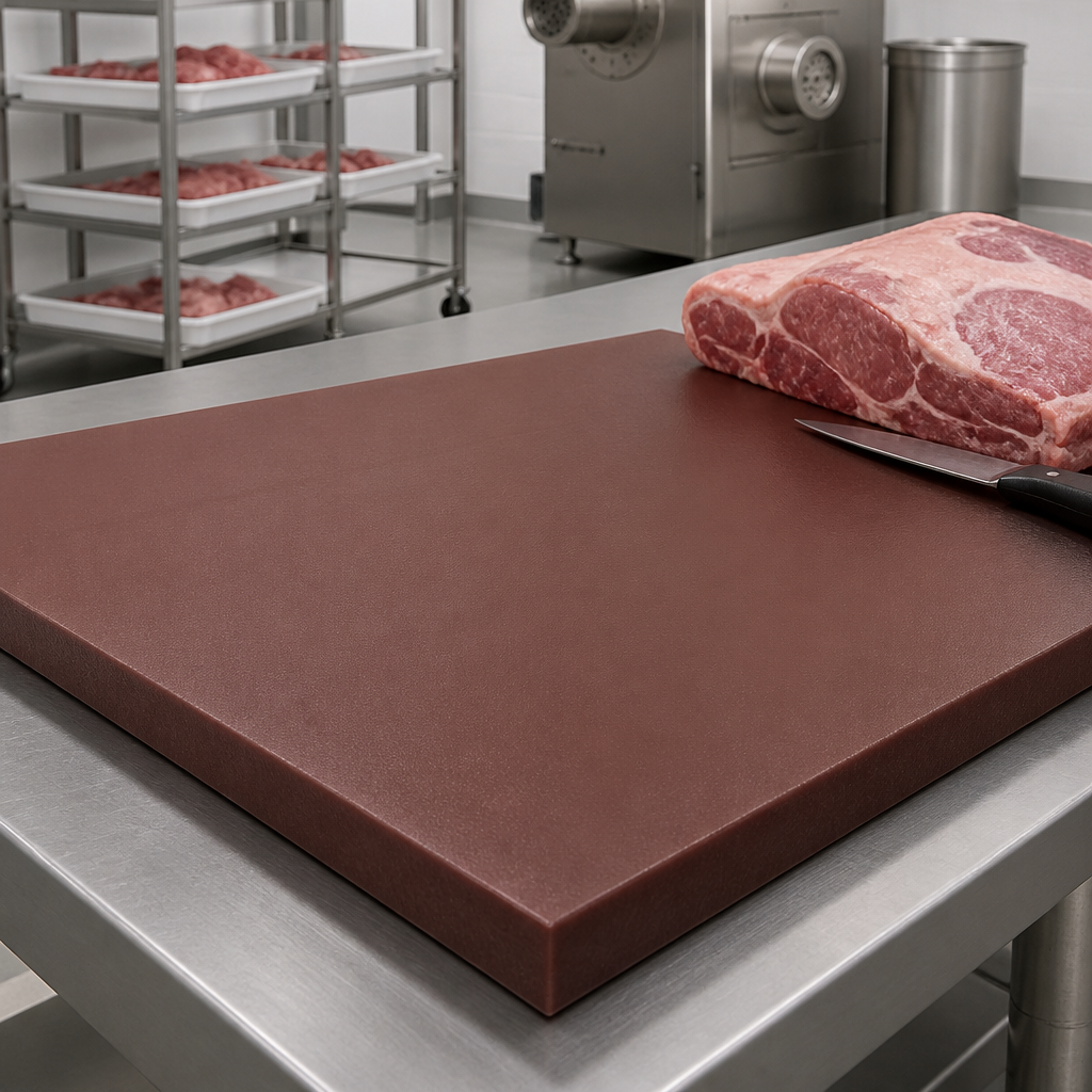 High Molecular Weight Polyethylene Sheet for Food Processing 12mm to 25mm thick