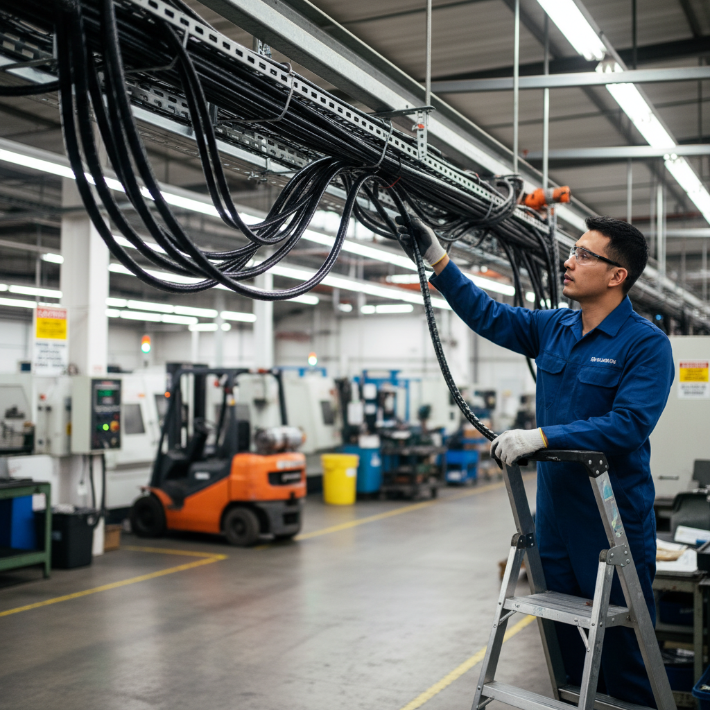Professional Spiral Cut Flexible Nylon Tube - Durable, Heat Stabilized, Lightweight, and High-Performance for Cable Tidying and Protection