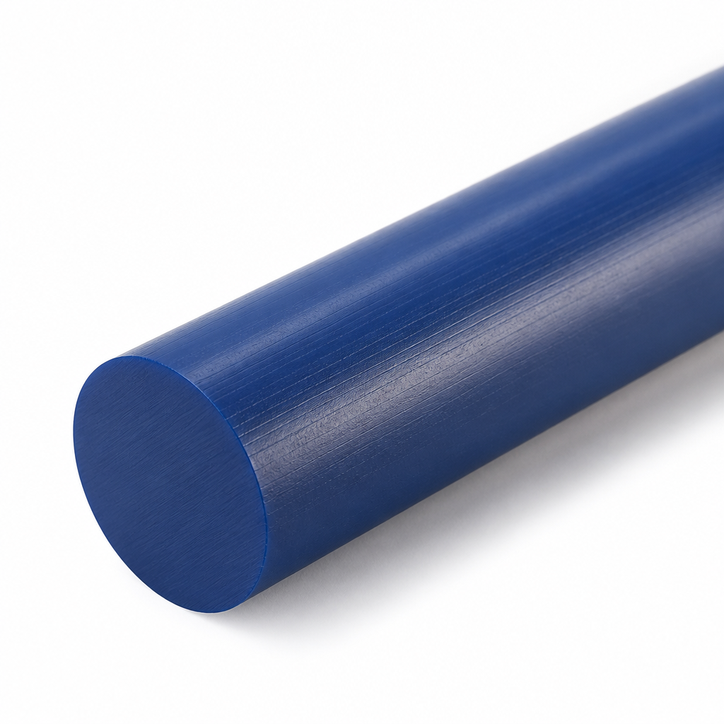 Blue Acetal Rod 20mm Diameter for Food Applications (Pack of 1) 20mm to 100mm diameter