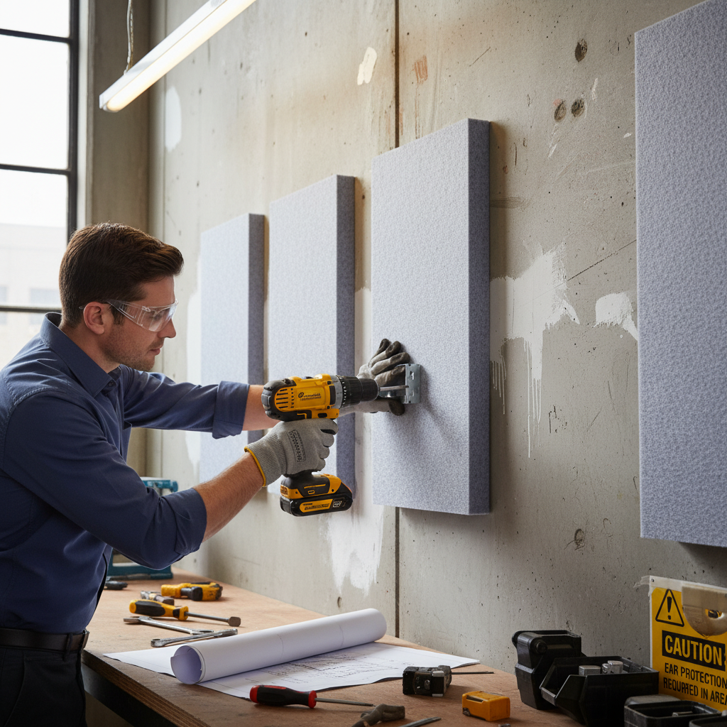 Premium PET Felt Acoustic Panel in Steel Grey - Eco-Friendly, Fire Retardant, High-Performance Sound Absorption for Versatile Applications