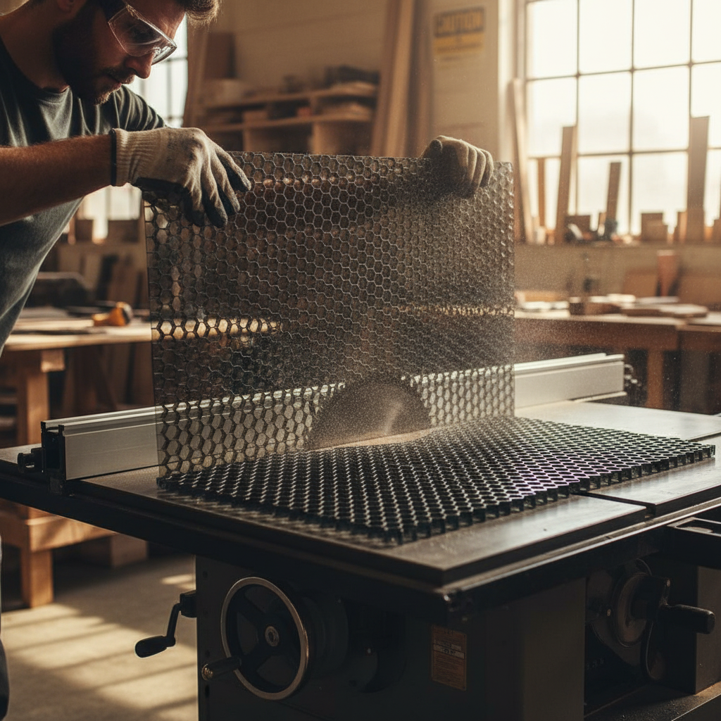 Premium Honeycomb Composite Sheet with Acrylic Fume Finish - Lightweight, Rigid, and Impact Resistant for Interior Applications