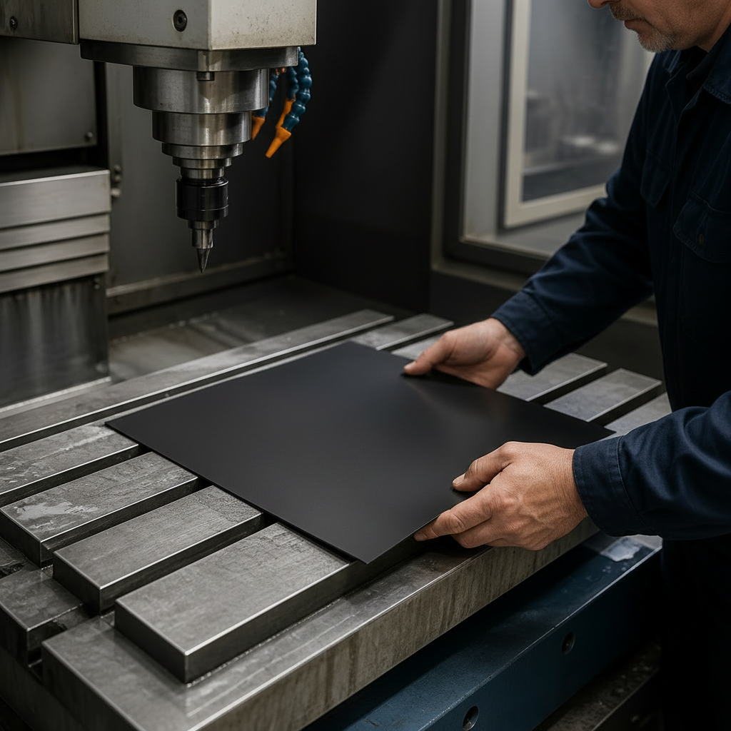Black Acetal Sheet for Engineering Applications 6mm to 60mm thick