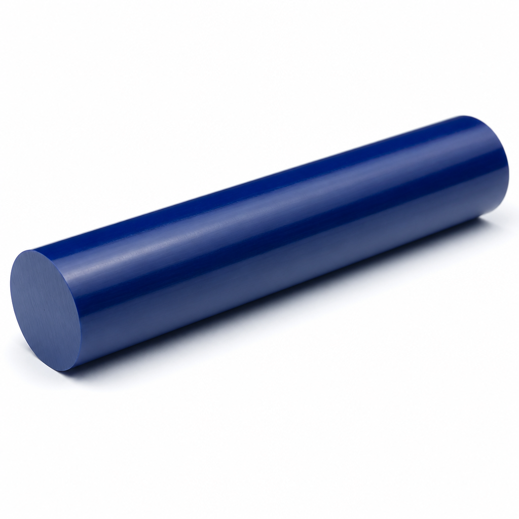 Blue Acetal Rod 20mm Diameter for Food Applications 20mm to 100mm diameter