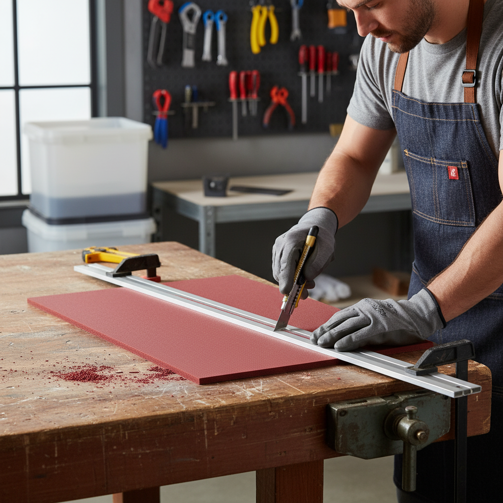 Premium Foam PVC Ruby Red Sheet - High Chemical Resistance, Self-Extinguishing, and Ideal for Digital Printing Applications