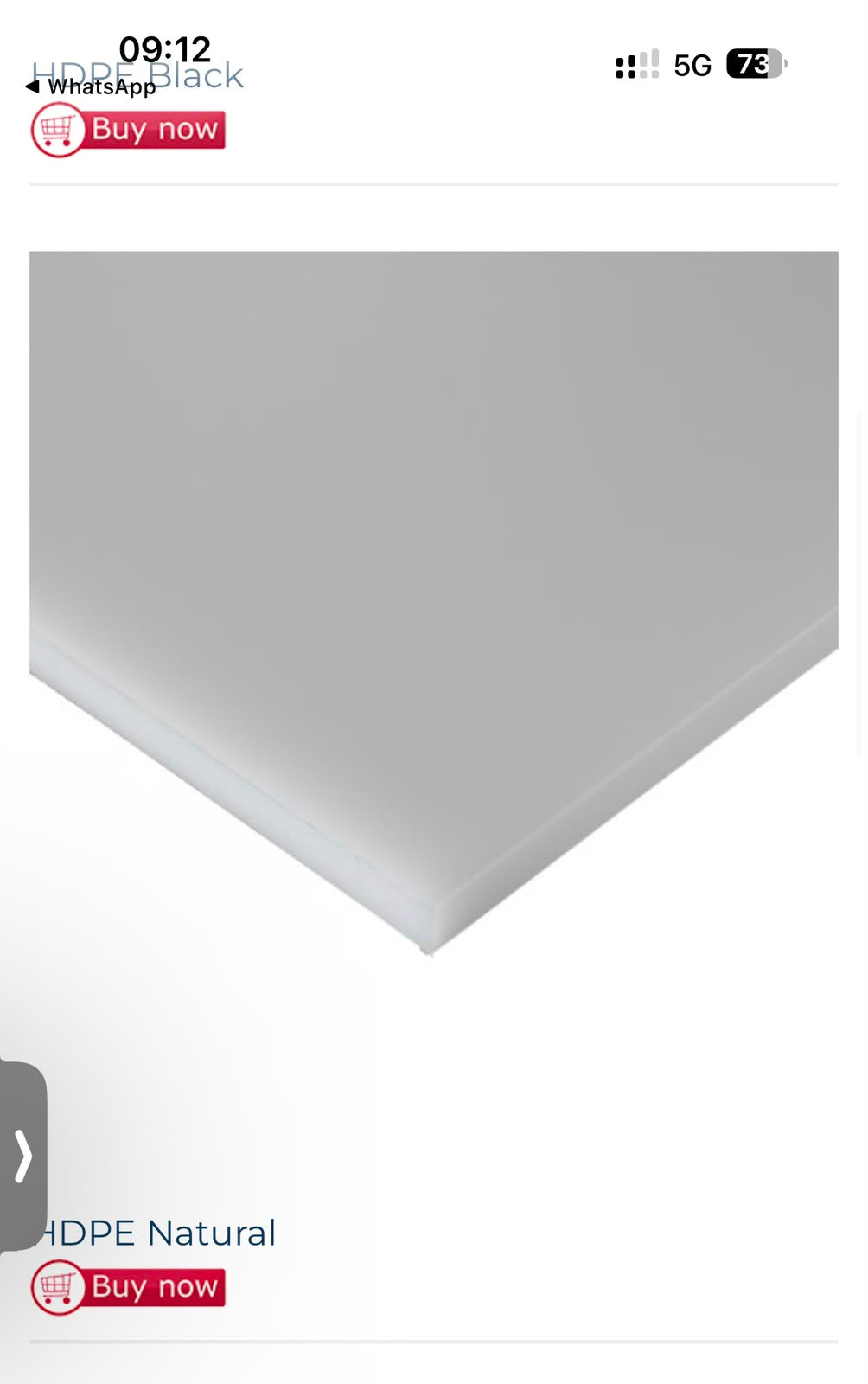 HDPE Sheet Natural White — PE300 high density polyethylene plastic sheet UK