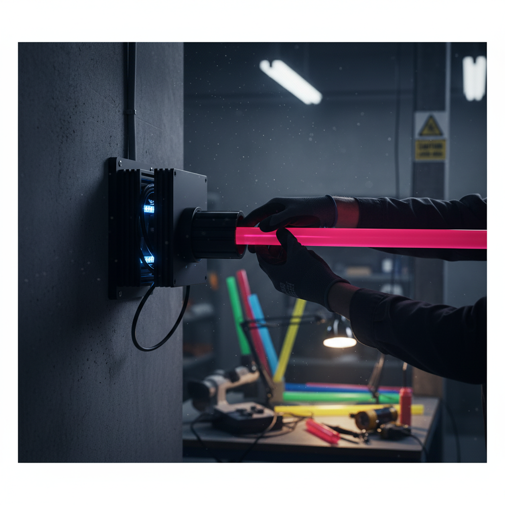 Premium Fluorescent Acrylic Extruded Tube in Pink - High Rigidity and Gloss Finish for Displays and Lighting