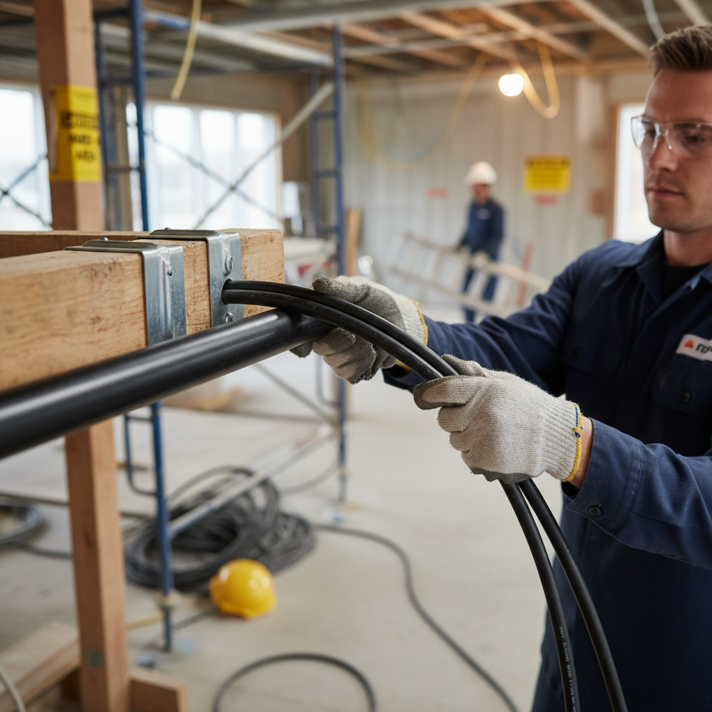 High-Performance Black Hollow Rod - PE300 (HDPE) Material with Superior Impact Strength and Chemical Resistance