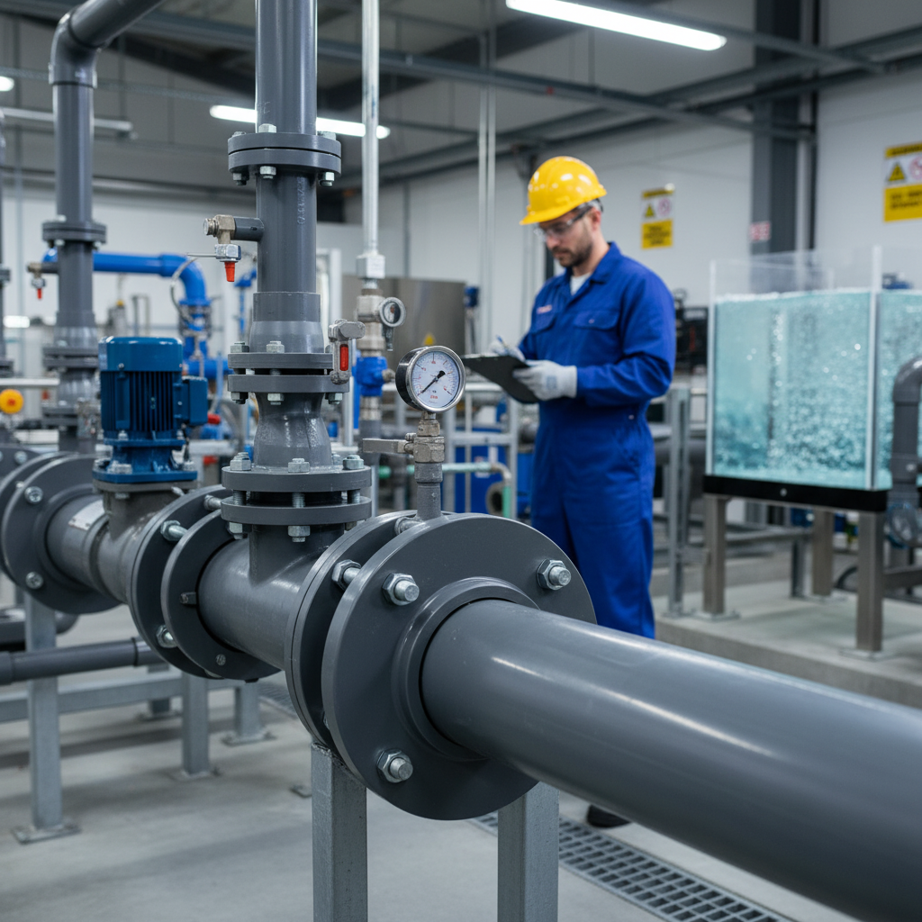 Premium PVCu Blanking Flange Drilled to BS4504 NP10-16 for Potable Water Systems with High-Performance Chemical Resistance