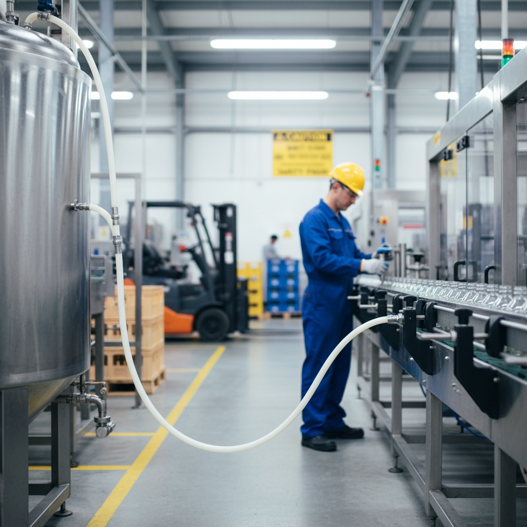 Premium Flexible High-Density Polythene (HDPE) Natural Hose for Low Pressure Applications with Chemical Resistance