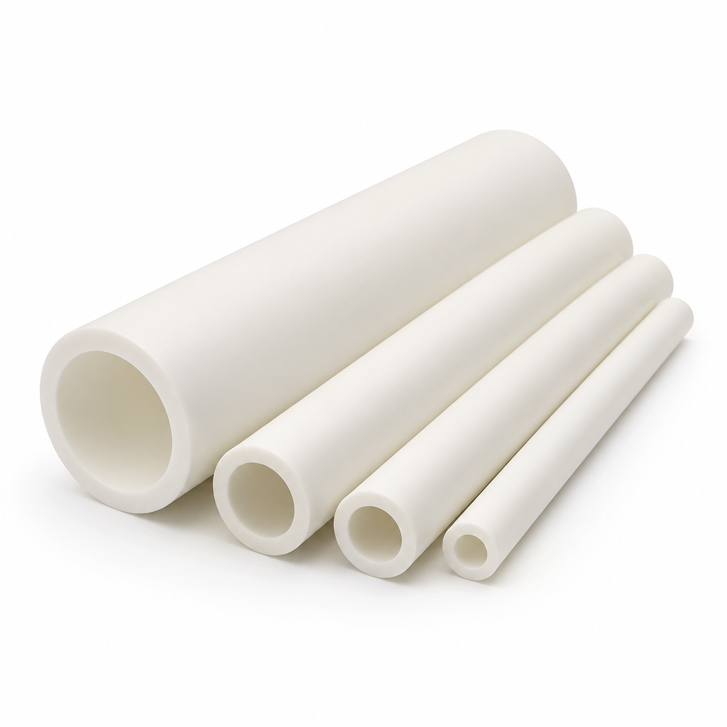 Virgin PTFE White Tube 10mm to 45mm dia for Food processing & insulation