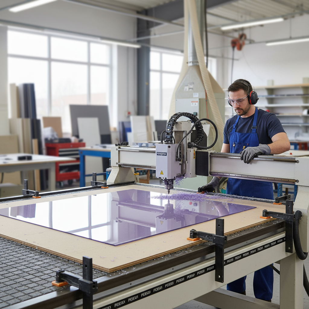 Premium Acrylic Sheet in Violet Color - High Performance, Durable with Excellent Surface Hardness and Long-Term Use