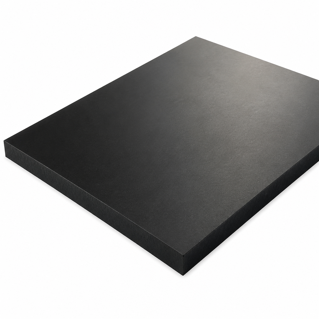 Cast Nylon 6 Black Sheet for Engineering Applications 20mm to 60mm thick