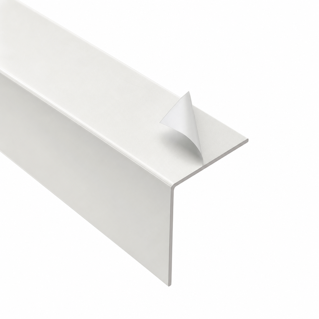 PVC External Angle 2" Satin Brilliant White 2440mm for Wall Cladding