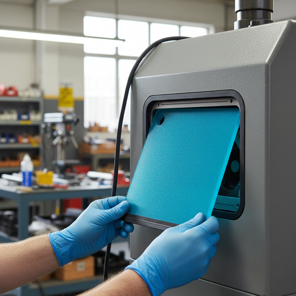 Premium Frosted Acrylic Sheet in Azure Blue - Durable and Versatile for Signage and Interior Design