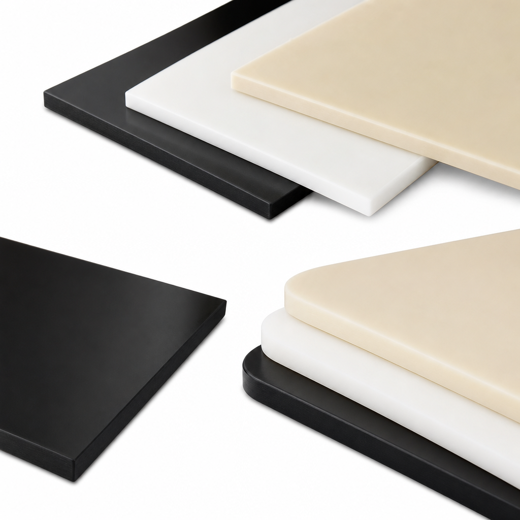 Polypropylene Copolymer Natural (milky-white) / Black / Beige Sheet 3mm to 12mm thick for Medical trays & food storage