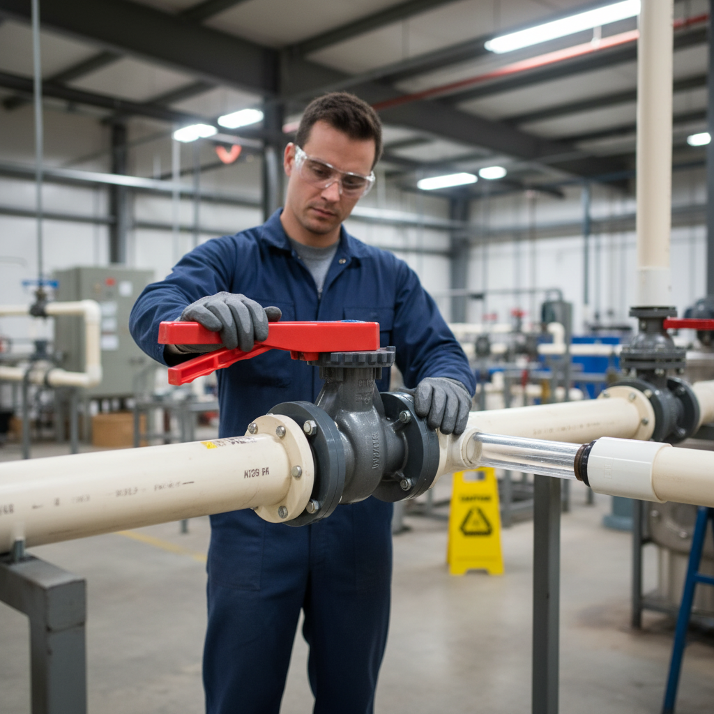 High-Performance PVCu Flanged Butterfly Valve with Corrosion Resistance and Temperature Range of 5°C to 60°C