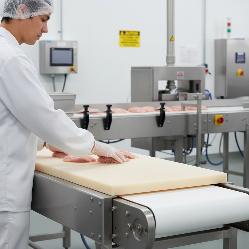 Premium Antistatic Food Grade Ivory Sheet with Excellent Static Dissipative Properties for Medical and Aerospace Applications