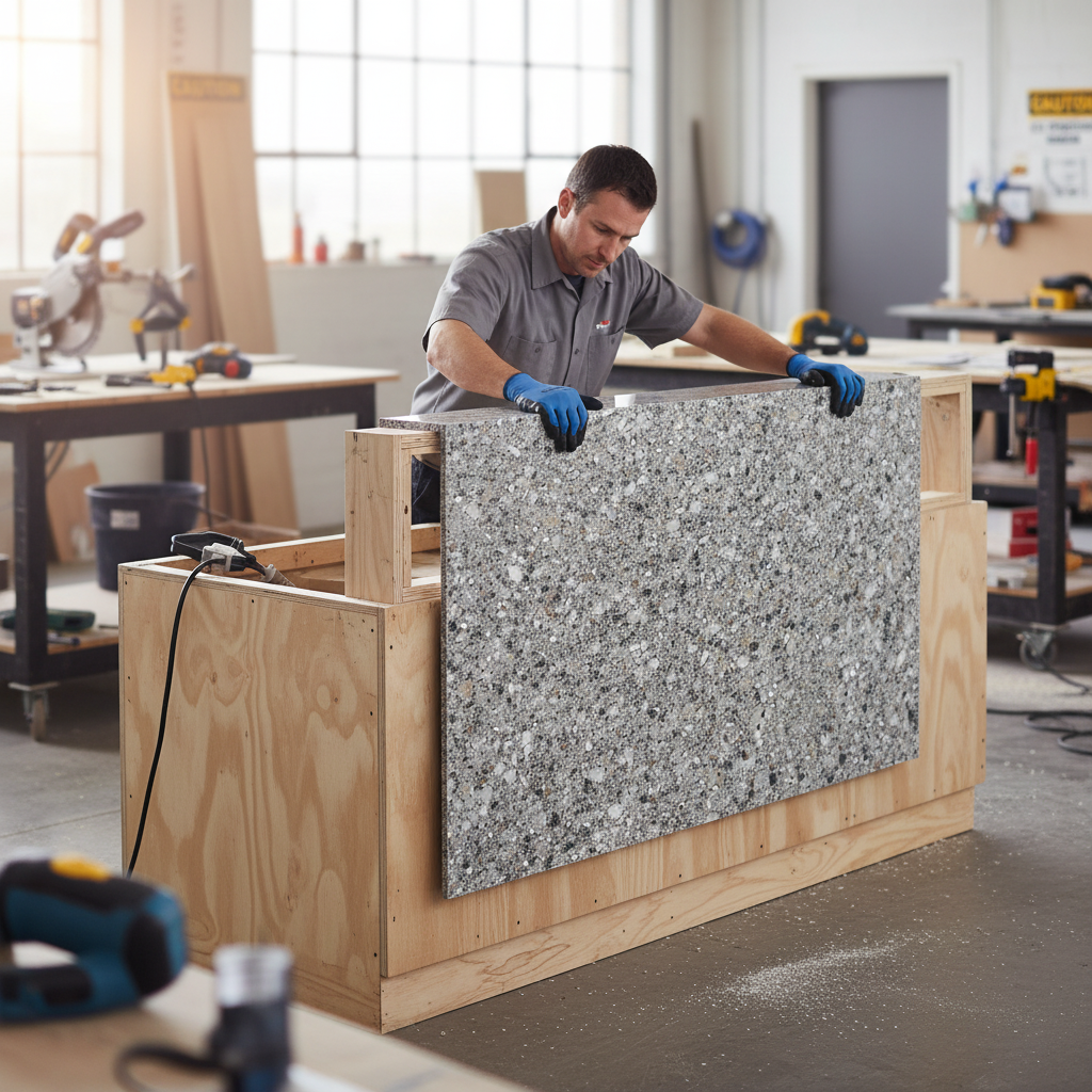 Premium Solid Surface Material - Platinum Color, Durable, Hygienic, and Versatile for Various Applications