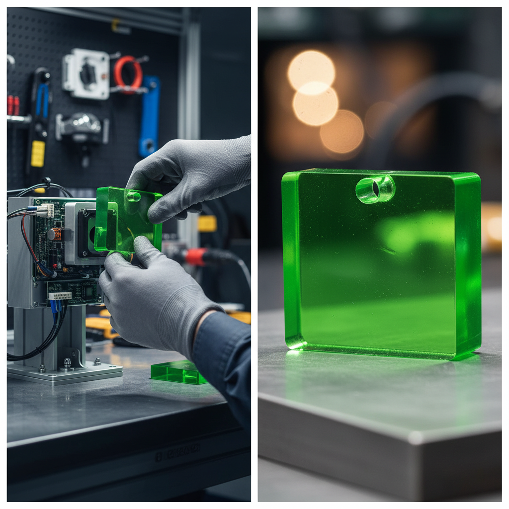 Premium Grass Green Acrylic Sheet - 15mm Thick, UV-Resistant, Easy to Fabricate and Fully Recyclable