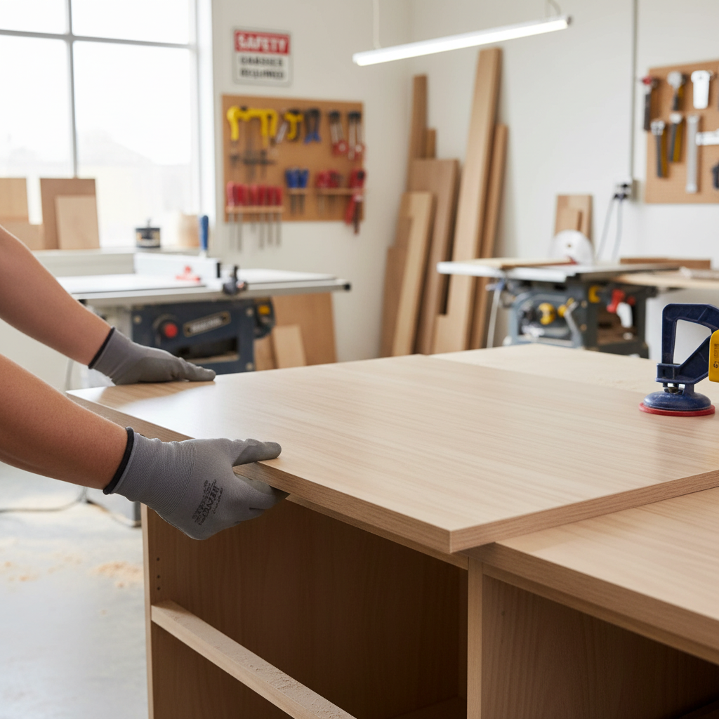 Premium Solid Surface Material - Beech Nuwood, Durable and Versatile for Interior and Exterior Applications