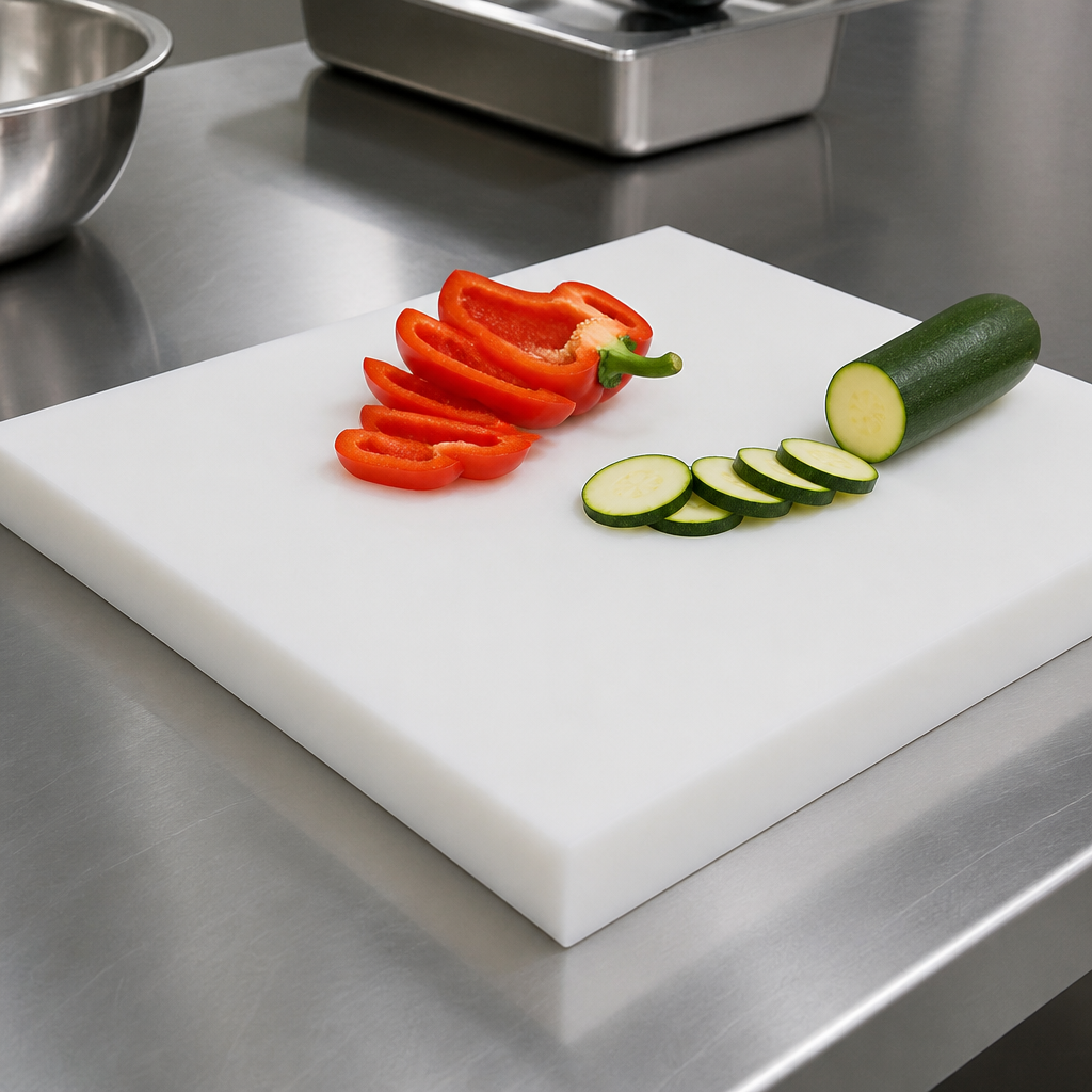 Natural Acetal Sheet for Food Preparation and Engineering Applications 50mm to 70mm thick