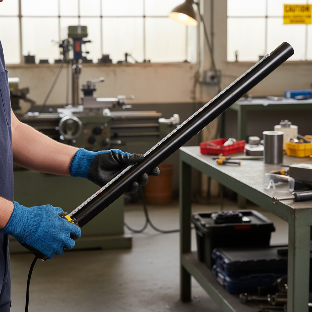 Premium Oil Filled Nylon 6 Black Rod with Self-Lubricating Properties for Mechanical Engineering Applications