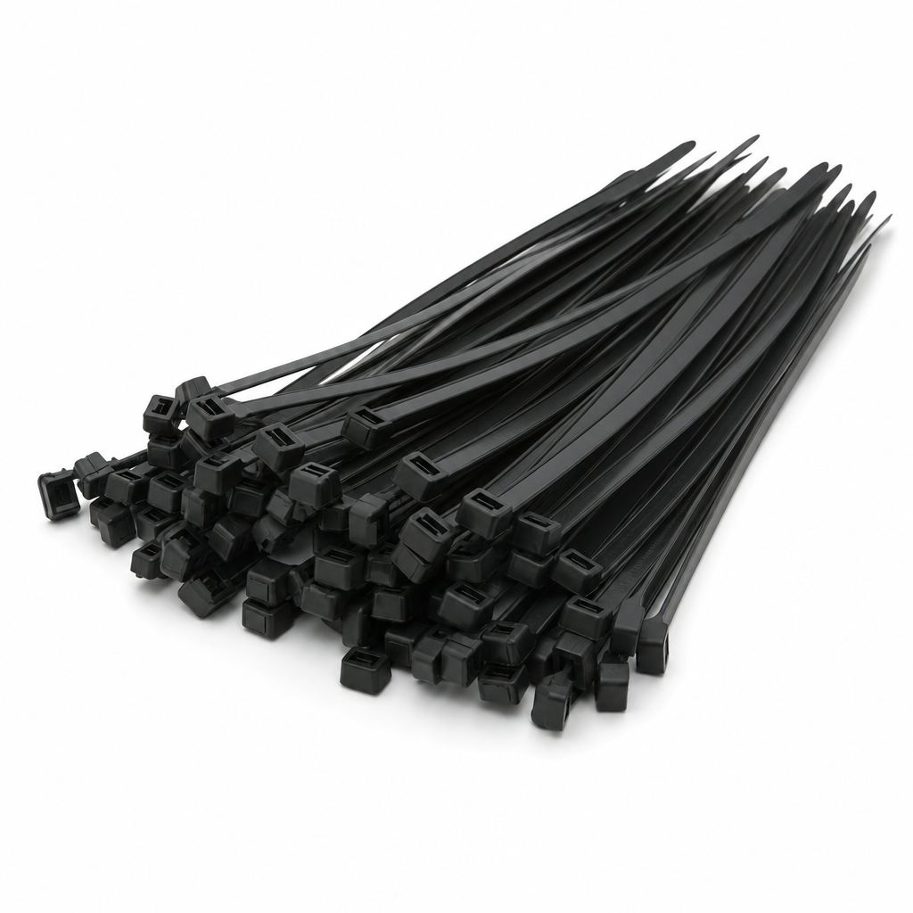Nylon Black Cable Ties for Outdoor camping & gardening