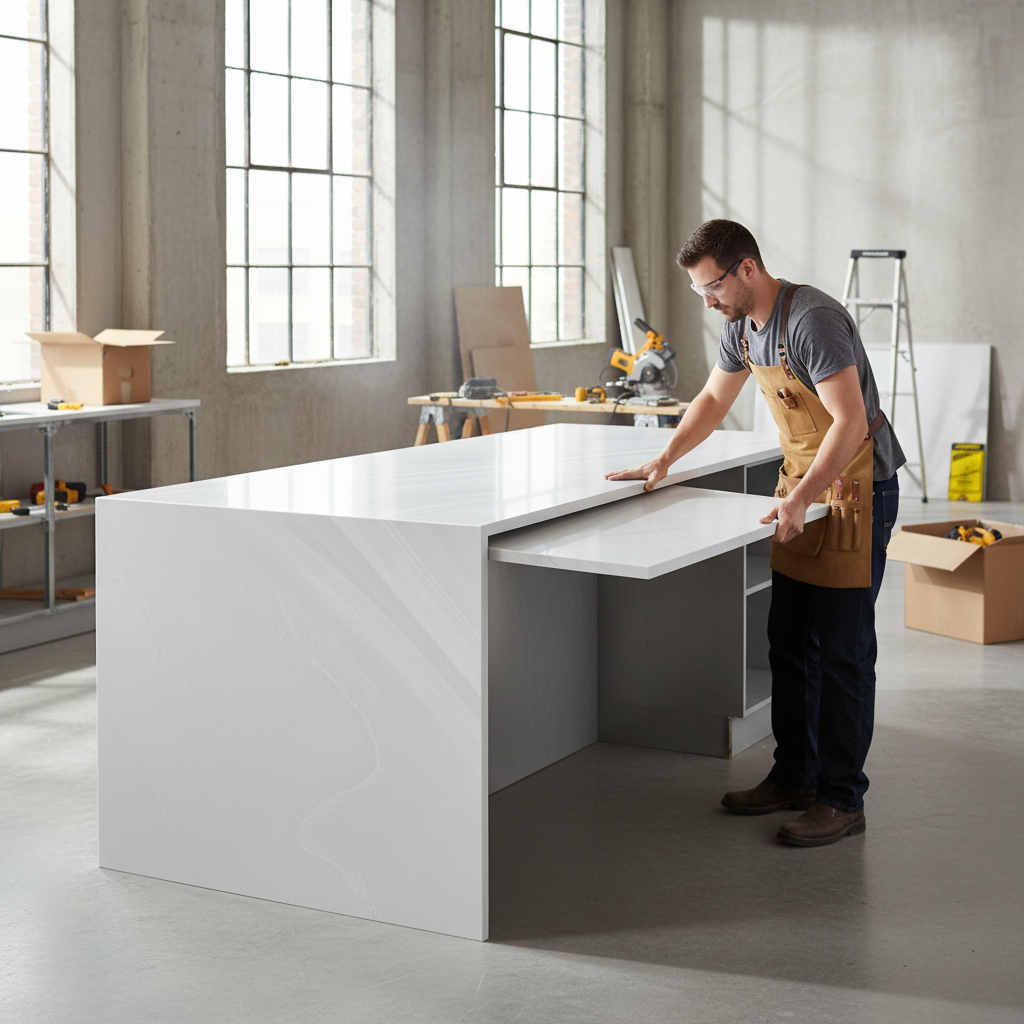 Premium Solid Surface Material - Grey Onyx - Durable, Hygienic and Versatile for Interior and Exterior Applications