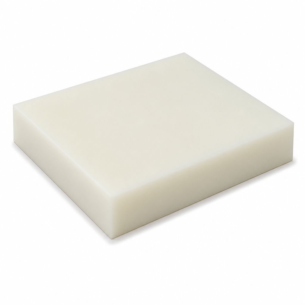 Cast Nylon 6 Natural Sheet for Engineering Applications 60mm to 100mm thick