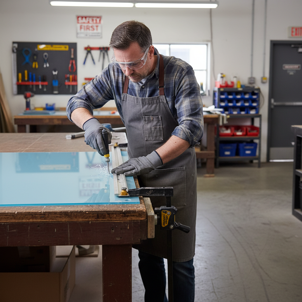 Premium High-Performance Acrylic Sheet in Blue - Durable, Opaque, Transparent Options for Interior Design and Signage Applications