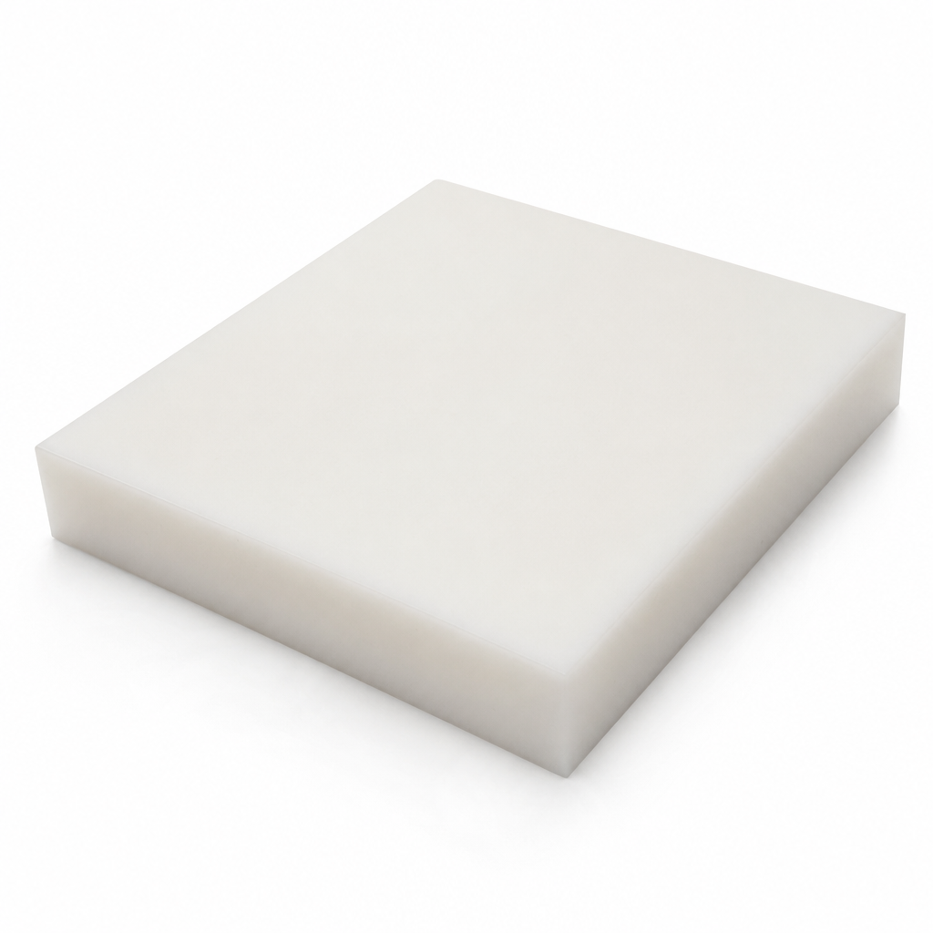 High Density Polyethylene Sheet 250 x 250 x 15mm for Food Industry 15mm to 60mm thick