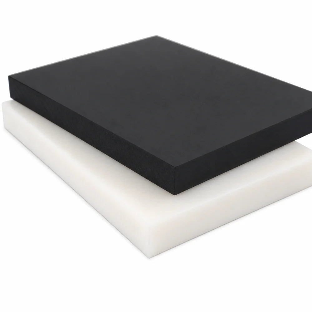 Acetal Copolymer White / Black Sheet 60mm to 100mm thick for Gears, bearings & bushes