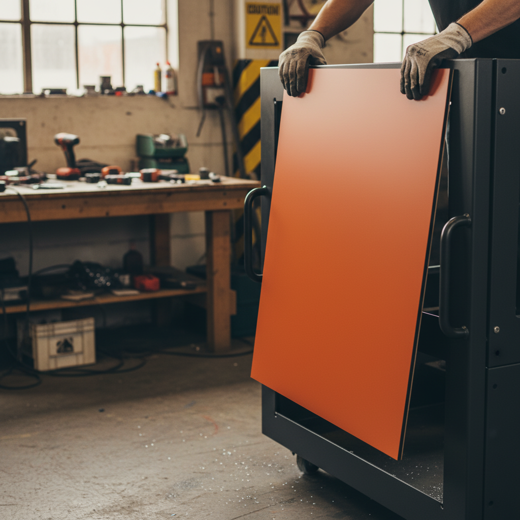 Premium Aluminium Composite Panel Orange 2004 Matt/Gloss - Lightweight, High Gloss Finish for Signage and Displays